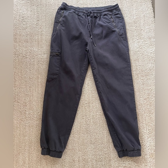 MONROW Stretch Twill Moto Pants - Picture 3 of 10